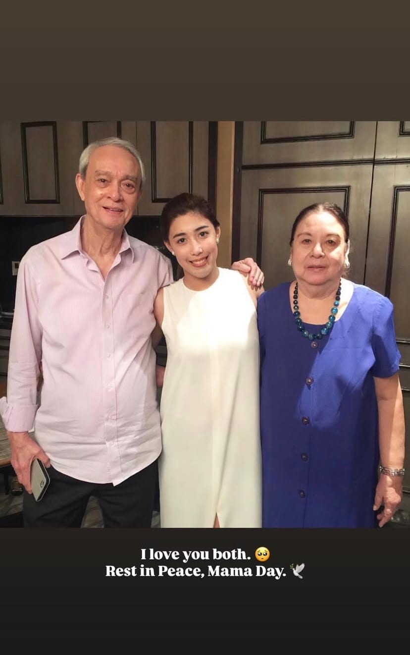 Dani Barretto-Panlilio with Miguel and Inday Barretto